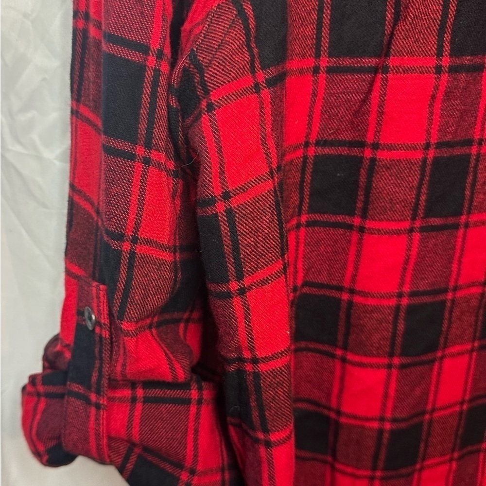Calvin Klein Jeans Buffalo Plaid Women’s Button Downm Shirt Size 2X New with tag - Picture 4 of 13